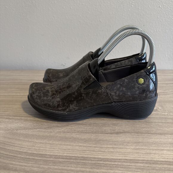 Work Wonders by Dansko Black Dark Grey Clogs Shoes Women Eu Sz 36 US Sz 5.5-6 - Picture 6 of 11